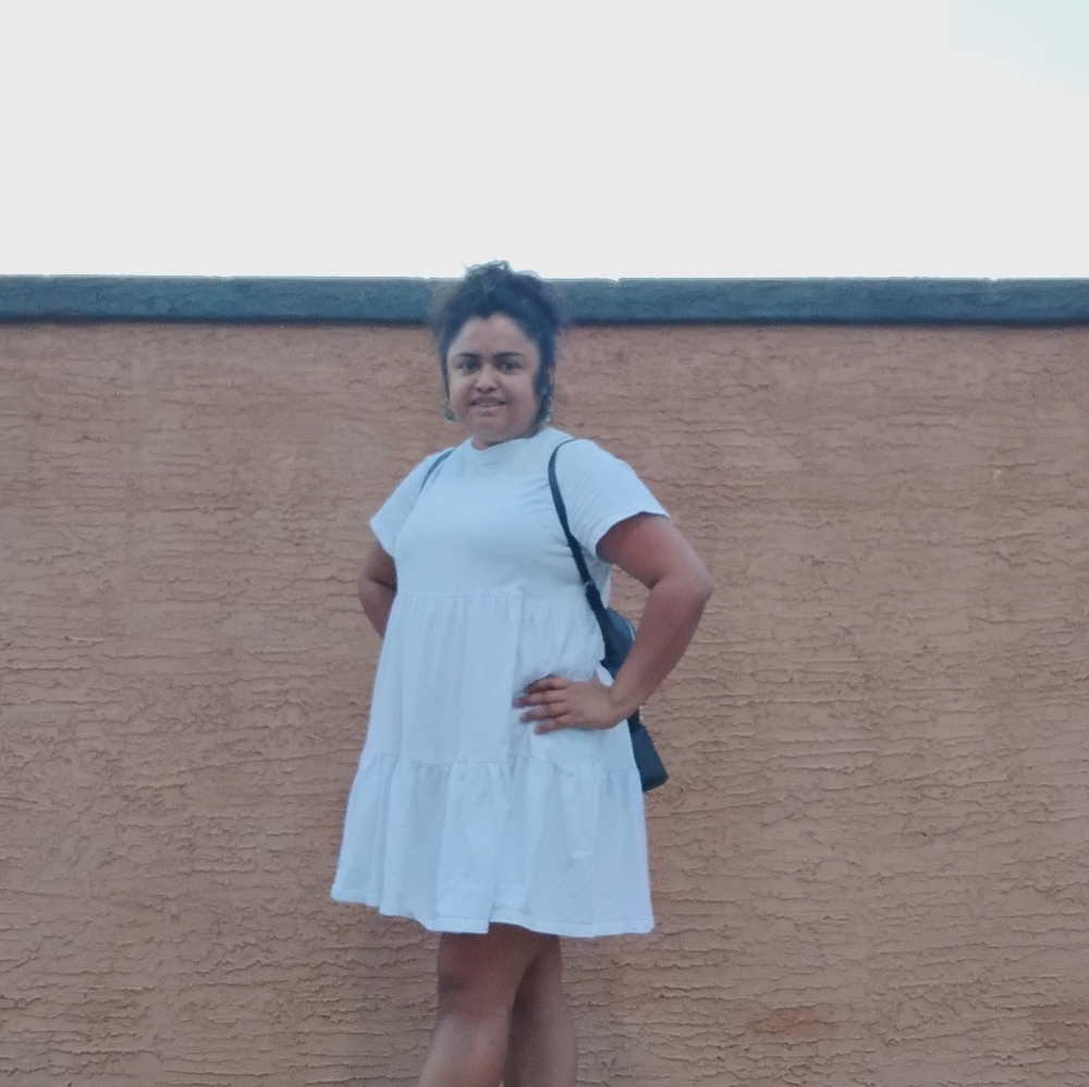 Elegant White Women's Dress